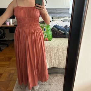 Burnt Orange Sundress (American Eagle)